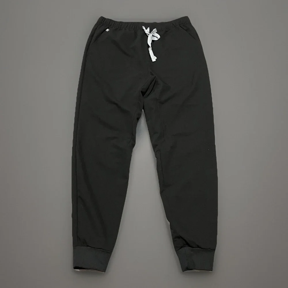 FIGS Technical Collection Mens Black Scrub Lab Jogger Pants Stretch Comfort M